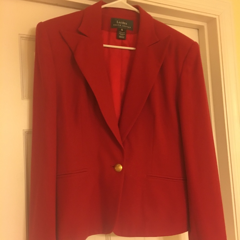 Red blazer